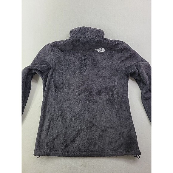 TNF The North Face Sherpa Fluffy Osito Zip Jacket Women's Medium Black Pocket - Picture 6 of 8